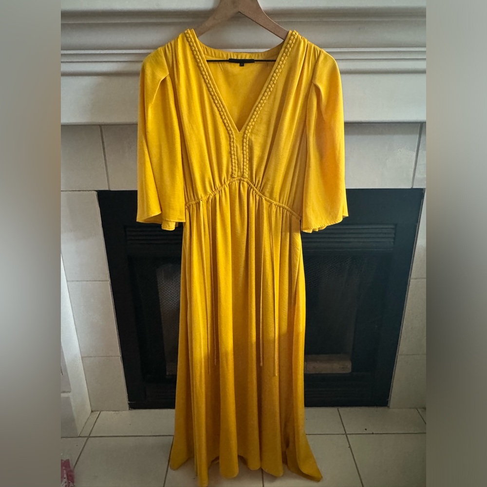 KOBI HALPERIN Tonya Drawstring A-Line Dress Size M
